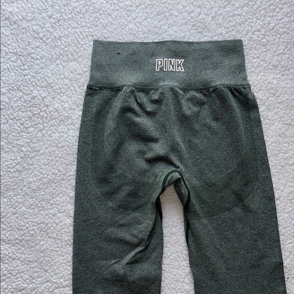 PINK Victoria's Secret Green High-Rise Leggings Stretchy - Picture 7 of 8
